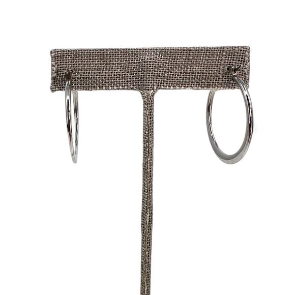 INOX 316L Stainless Steel Hoop Earrings - Picture 6 of 7